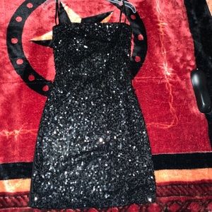 Black Sequen Dress